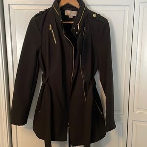 Michael Kors Belted Mid-Length Trench Coat